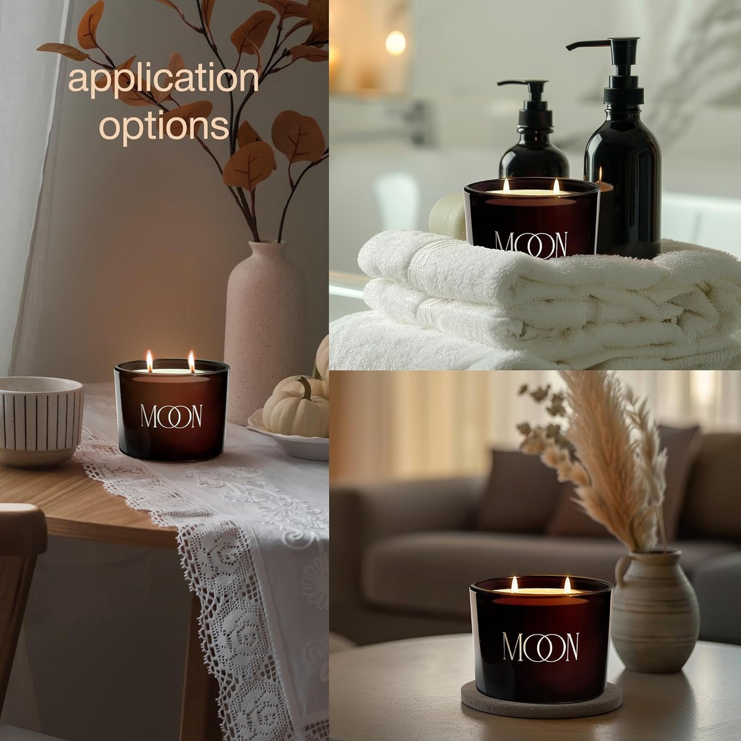 Scented Candles for Men & Women by  |Clean Non Toxic Candles | Luxury Candles | Salted Sage Jar Candles |
