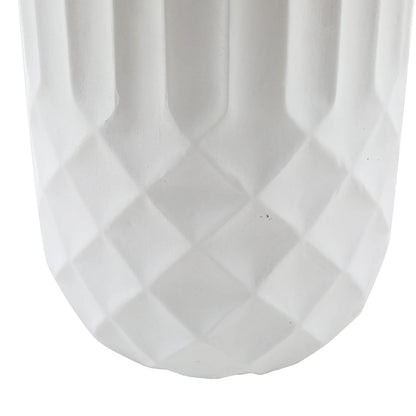 Luxen Home 19" Tall round Indoor/Outdoor Planter in White