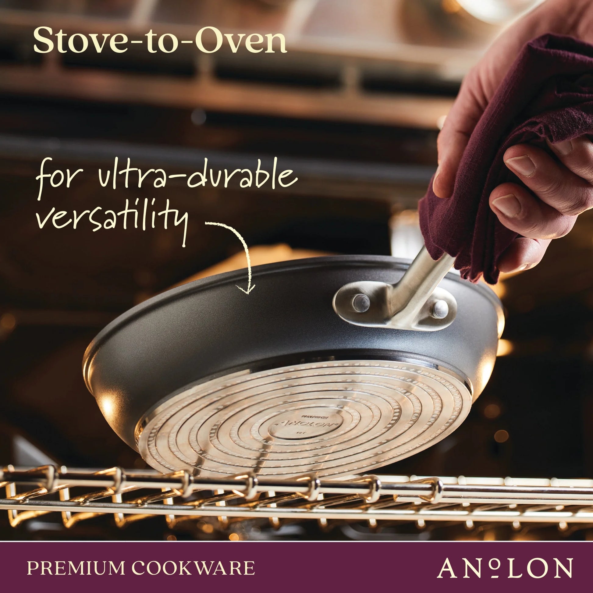 Accolade 12 Piece Nonstick Pots and Pans, Moonstone