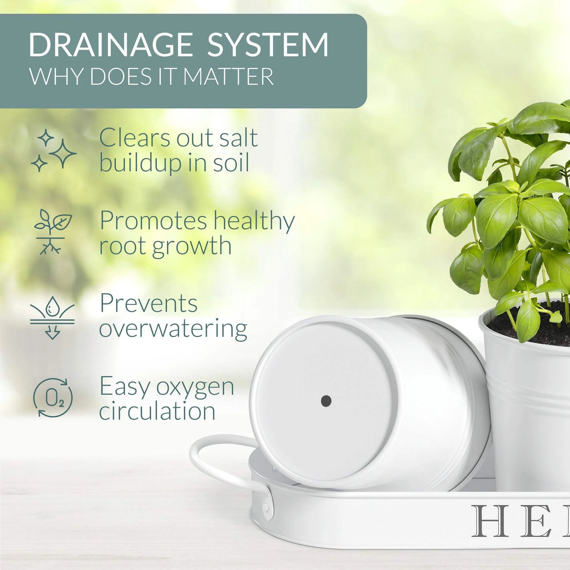 Farmhouse Herb Garden Planter Indoor Planter Set with Tray or Outdoor Apartment Window Planter Box, Windowsill Planter Box, Indoor Herb Planter Garden Pots Herb Pots, Red, Set/3