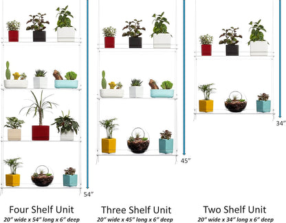Hanging Window Plant Shelves (4 Shelves)