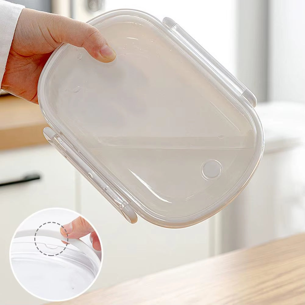 Portable 3 Compartments Bento Boxes Microwave Food Storage Container Lunchbox Storage Container Children School Bento Box
