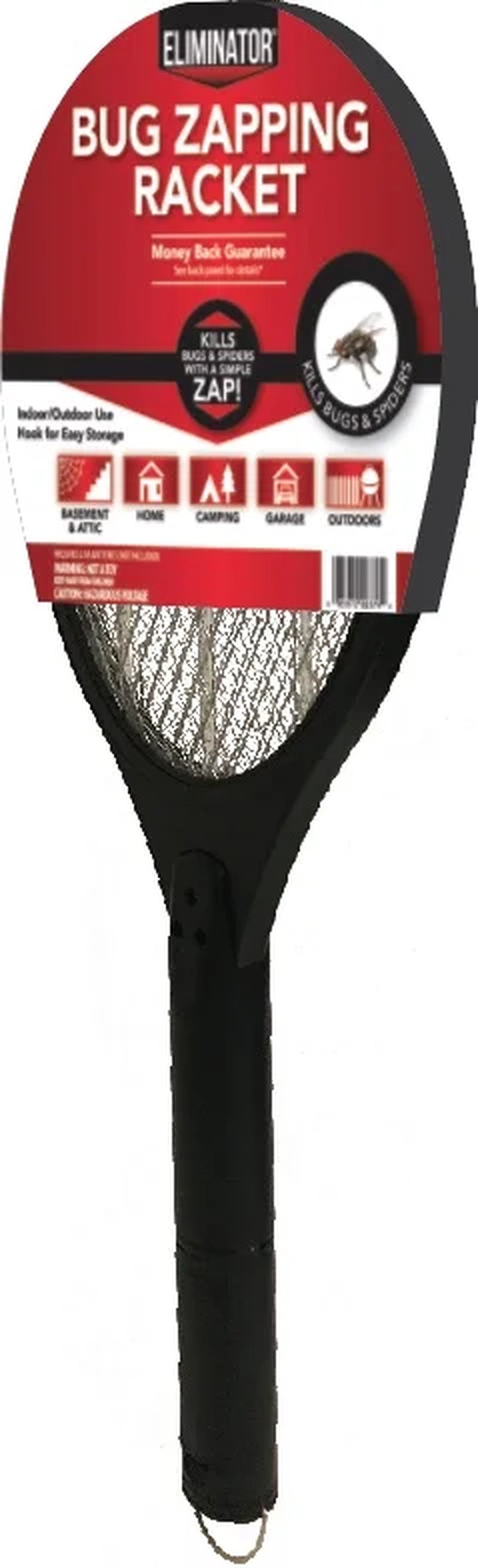 Portable Handheld Insect Killer Racket, Black, Requires 2 AA Batteries