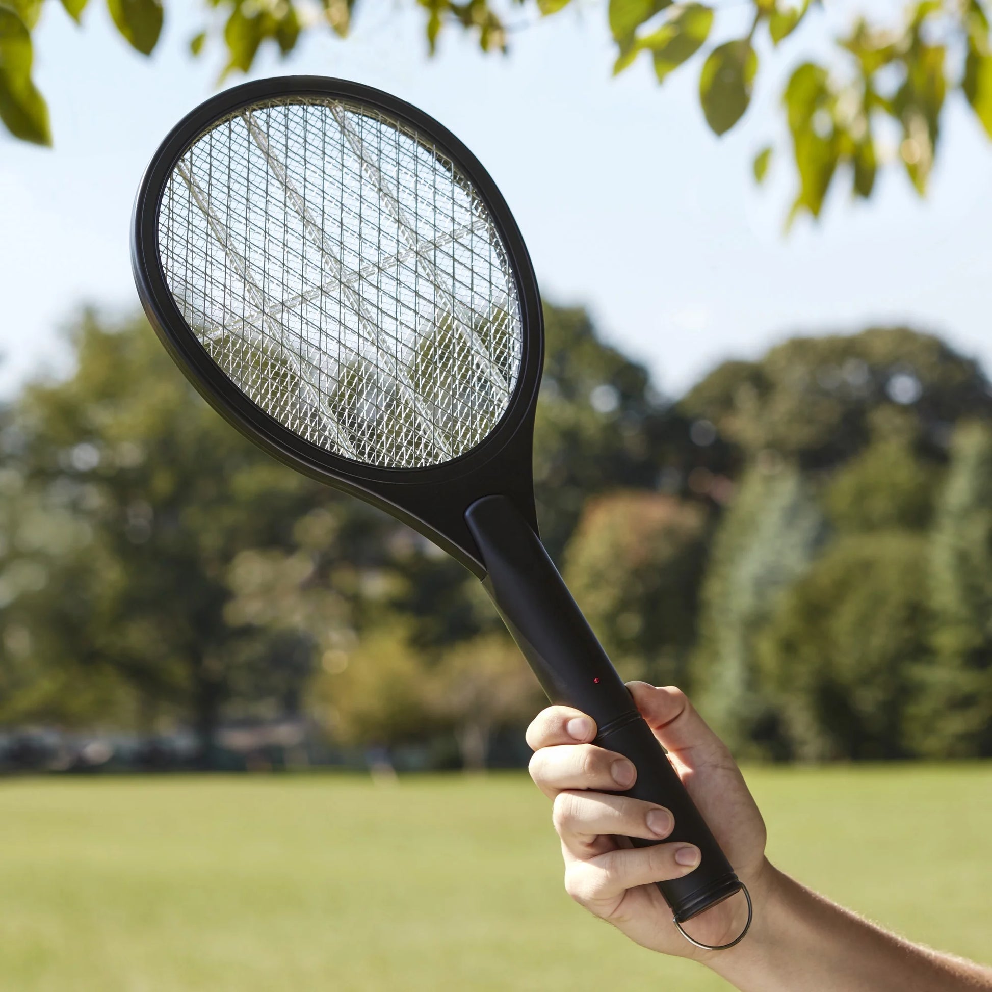 Portable Handheld Insect Killer Racket, Black, Requires 2 AA Batteries
