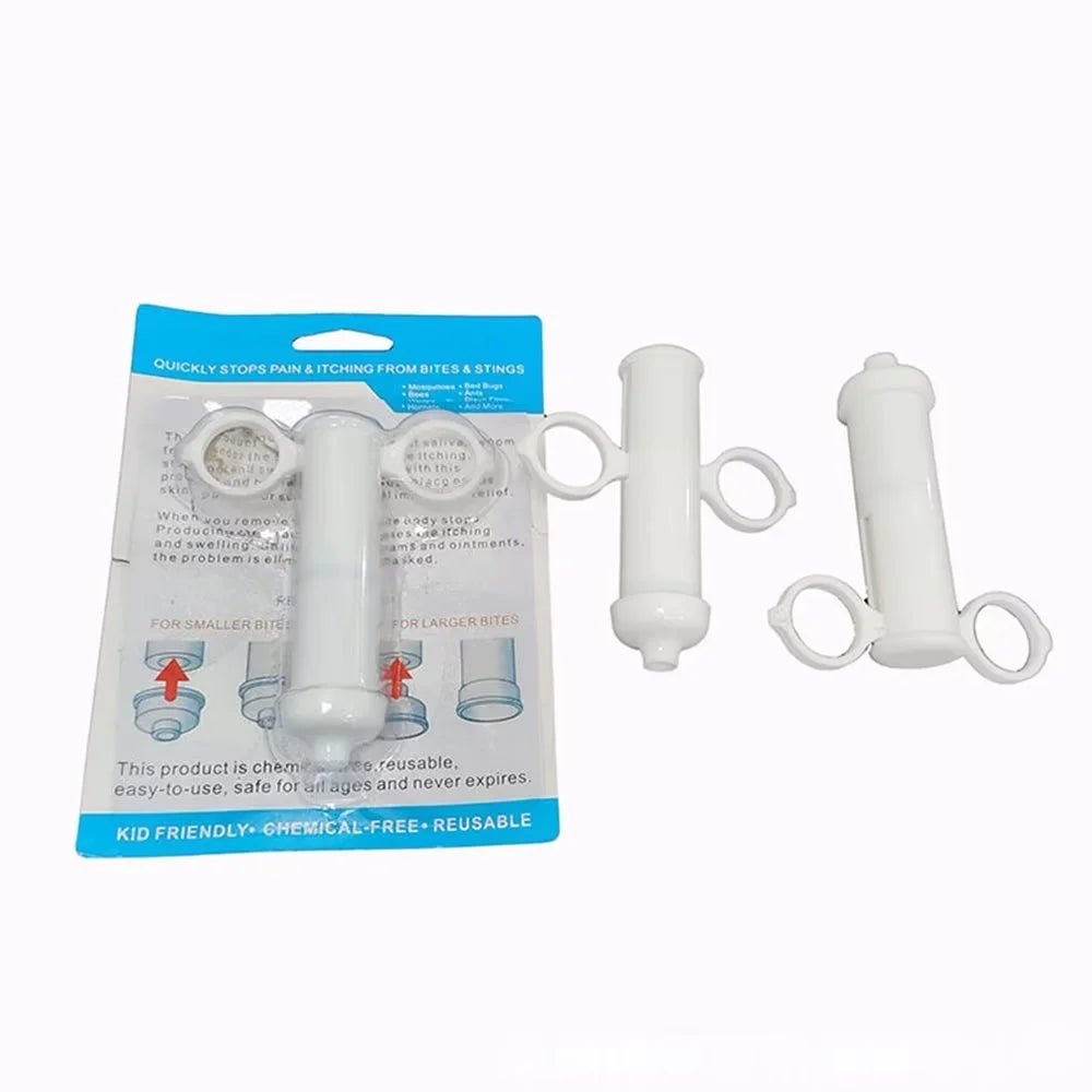 [5-Pack] Portable Bug Bite Itch Relief Suction Tool, Small Size Poison Remover for Insect Bite